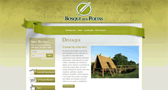 Desktop Screenshot of bosquepoetas.com.br